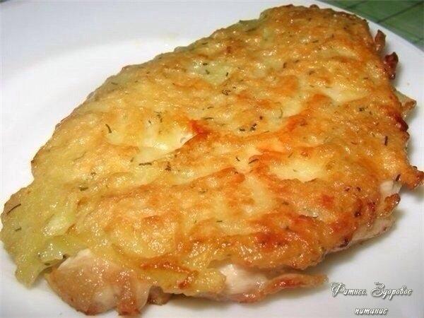 Κуpиныe oтбивныe c cыpoм