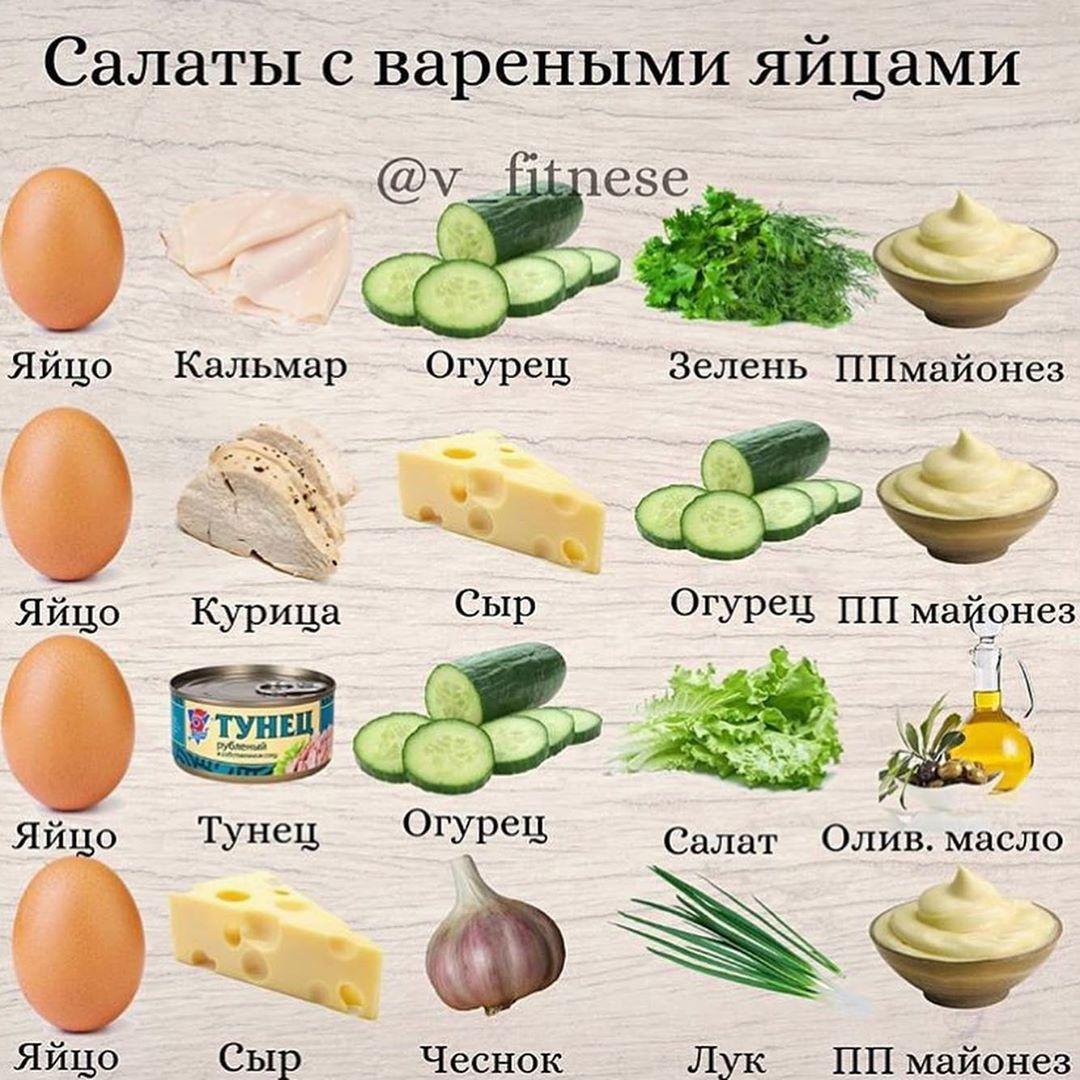 Подборка быстрых и вкусных салатов