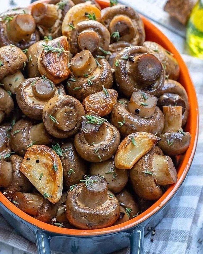 Чесночные грибочки