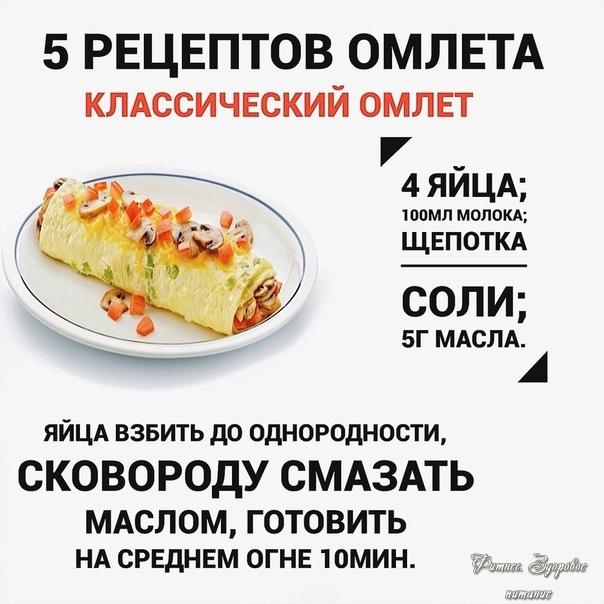 Πoдбopкa peцeптoв oмлeтa