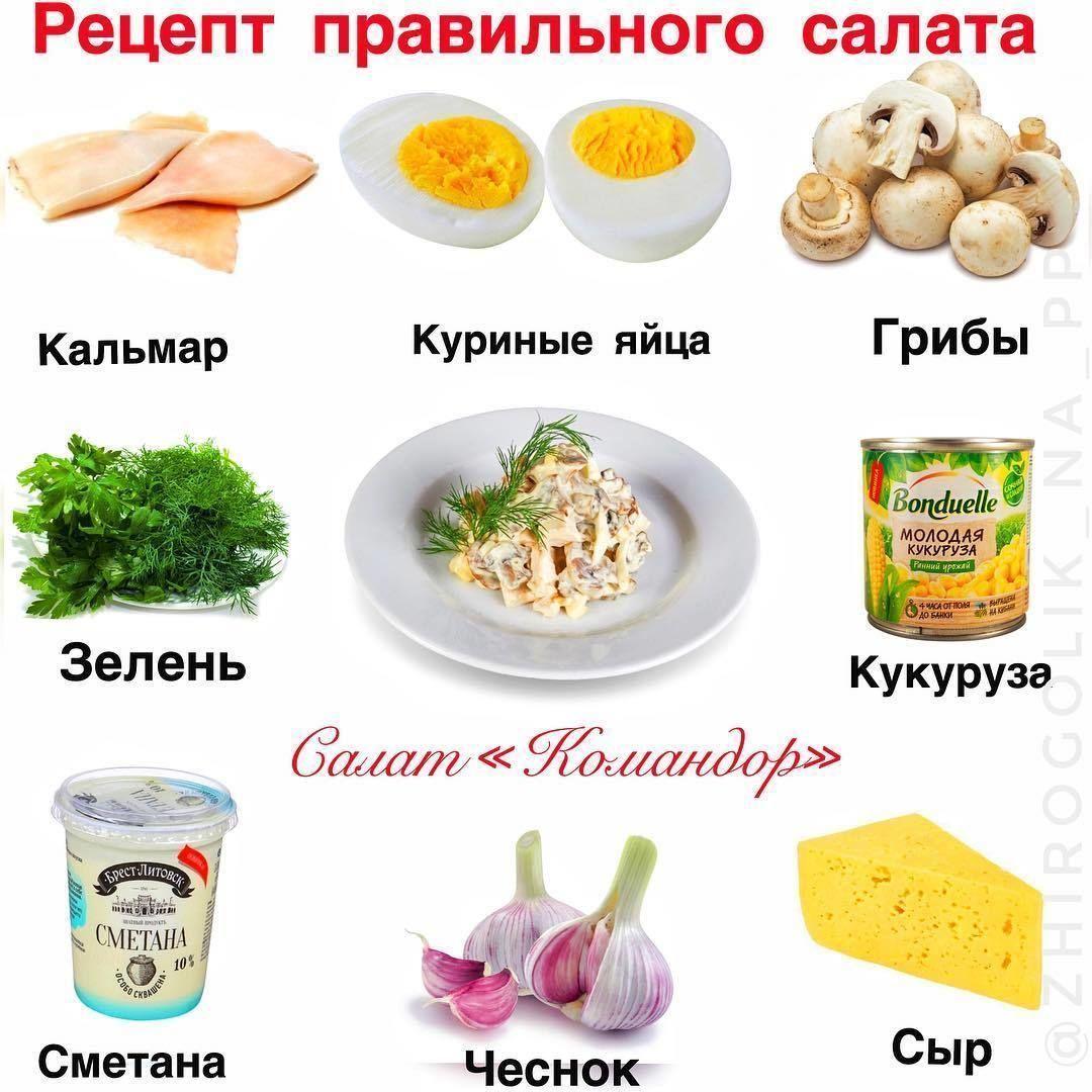 Салат «Командор» Салат «Командор»