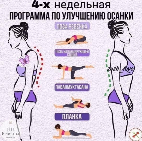 Отличная подборка упражнений для худеющих