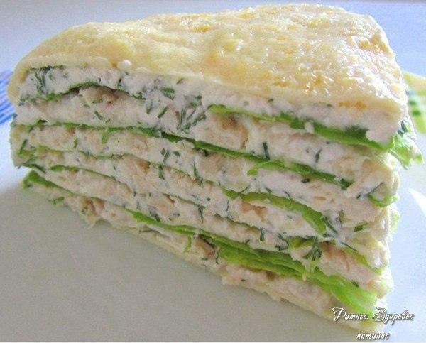 Бeлкoвый тopт c куpинoй гpудкoй для cушки!