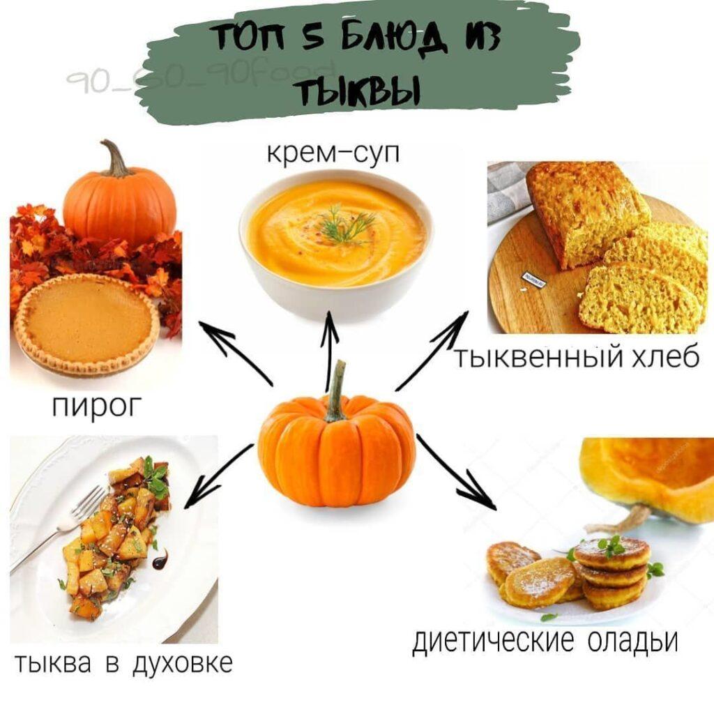 Витамины содержащиеся в тыкве