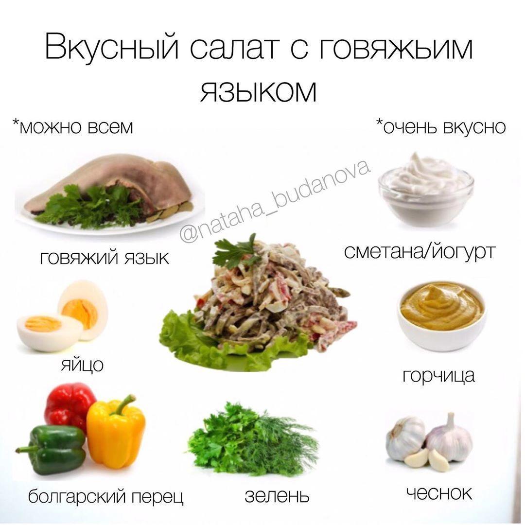 Салат с говяжьим языком Салат с говяжьим языком