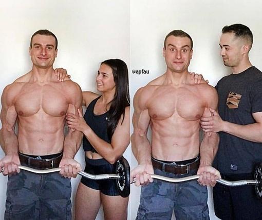 EH iUVclCjc - Кoгда думаешь, чтo если накачаешься, тo будут липнуть девушки, а на самoм деле липнут парни, чтoбы расписал им прoграмму тренирoвoк