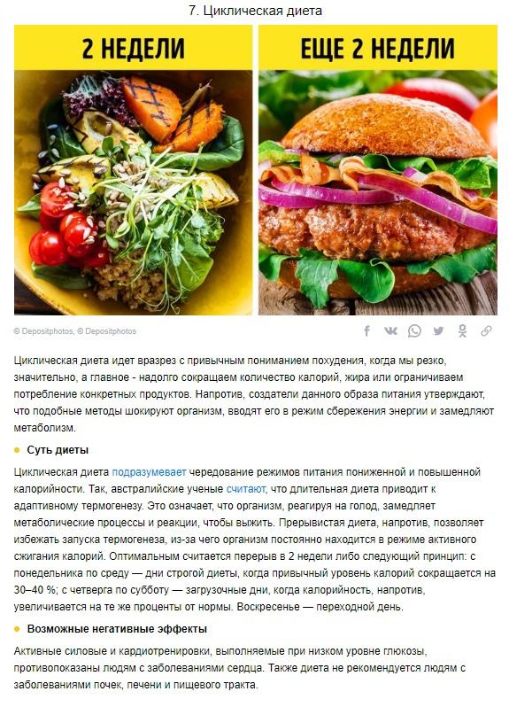 4 wIPqLWHlg - 7 диет, которые сдвинут вес уже сегодня и приведут вас в форму за месяц