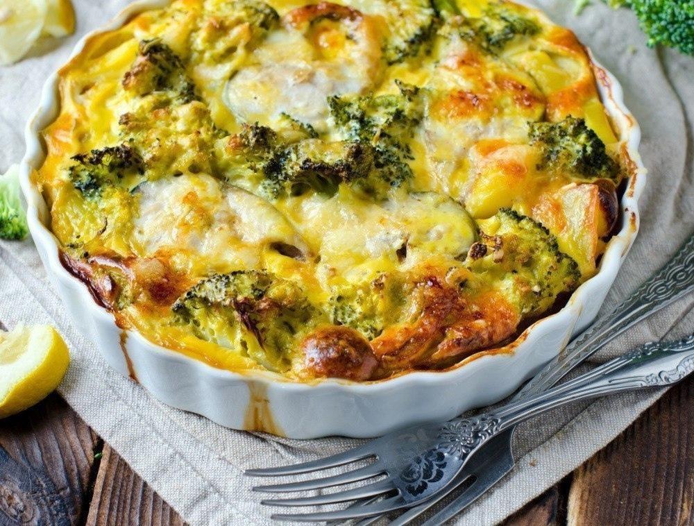 kU8o0pTpMM8 - Запеканка с куриной грудкой и брокколи, питательный обед, богатый витаминами и белком!