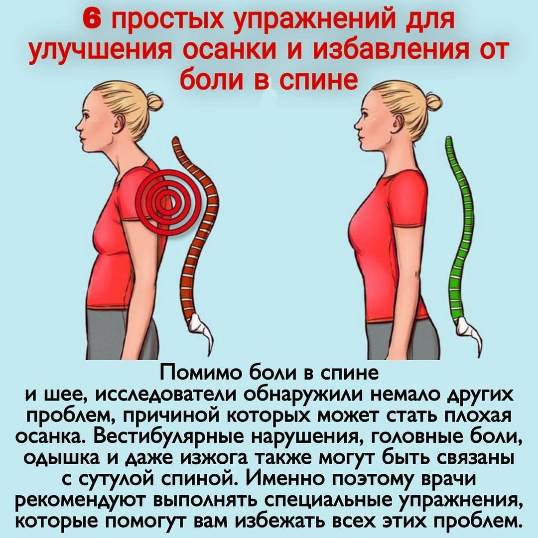 Q9yyJGTxXaM - 6 простых упражнений для улучшения осанки и избавления от боли в спине