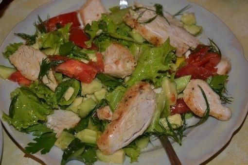 Uyau4Dv zBQ - Легкий салат с курицей