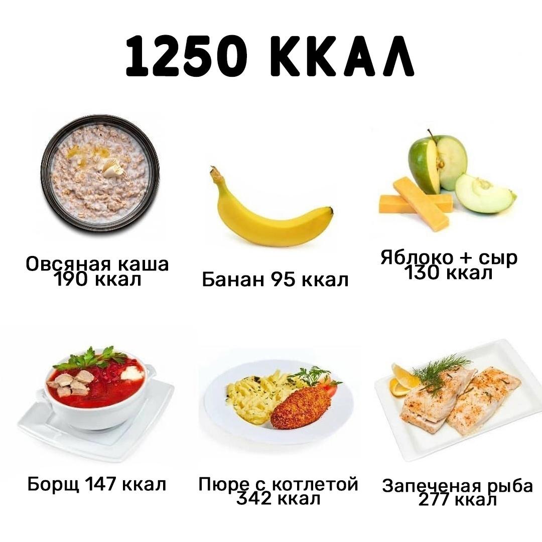 2QInabSsYrQ - Пример простого пп меню на 1250 калорий