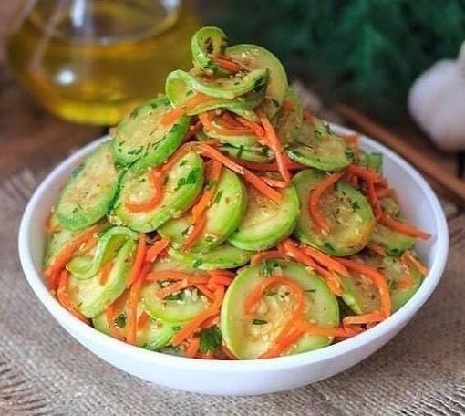 Кабачки по-корейски с вкуснейшей заправкой. 2oOByfBkOJw - Кабачки по-корейски с вкуснейшей заправкой.