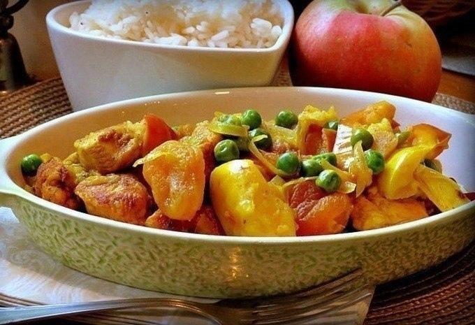 5vMDnz8vy g - Нежное куриное филе, запеченное с яблоками