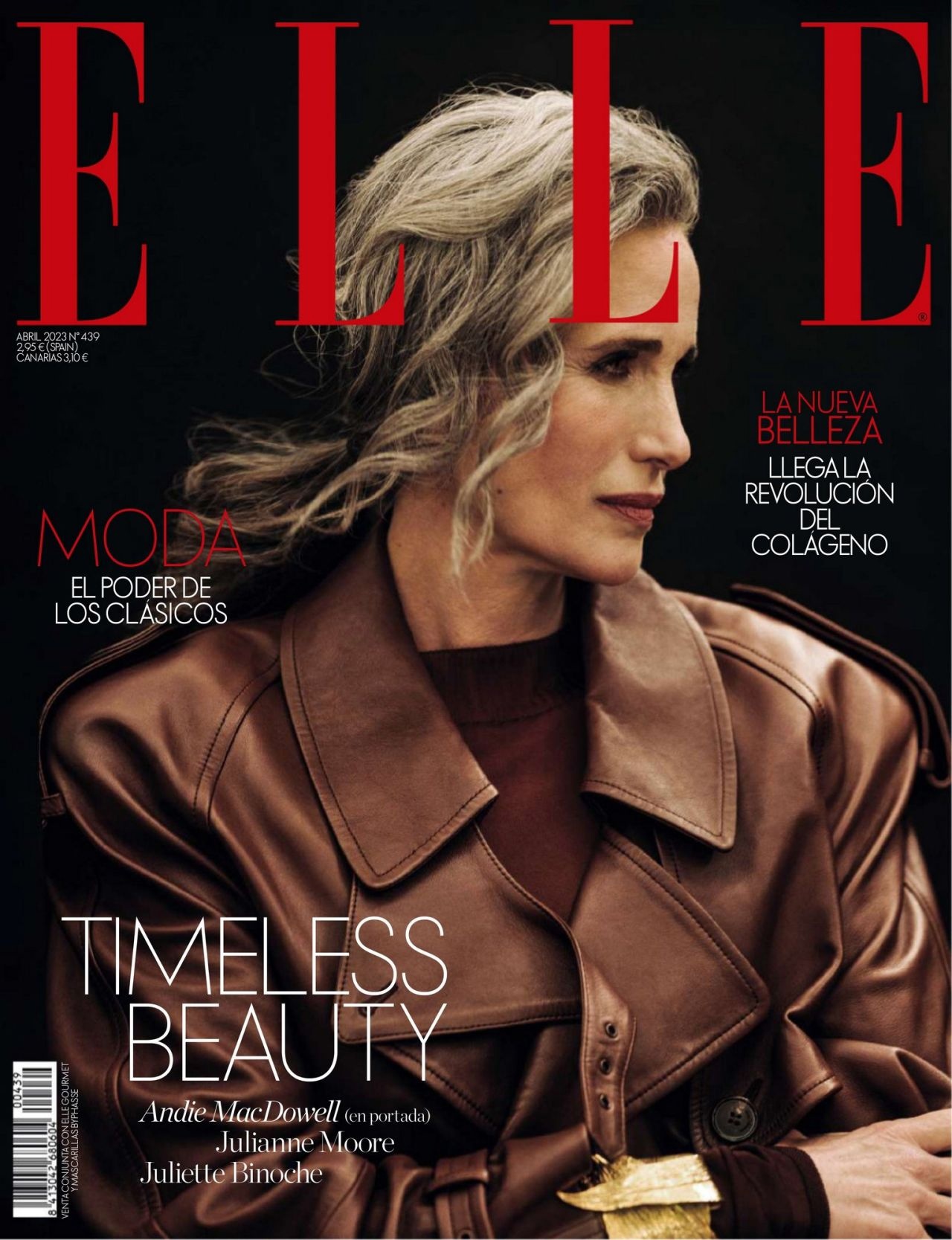 6upvabc3B2o - Энди МакДауэлл (Andie MacDowell) в фотосессии для журнала ELLE Spain (2023)