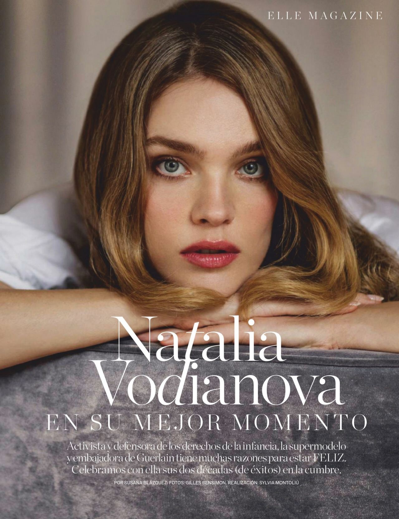 qqwmxNlICT0 - Наталья Водянова (Natalia Vodianova) в фотосессии для журнала ELLE Spain (2020)
