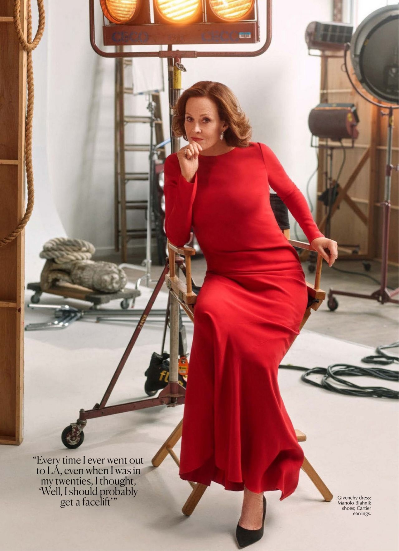 P1fdiPz7W38 - Сигурни Уивер (Sigourney Weaver) в фотосессии для журнала Marie Claire Australia (2023)