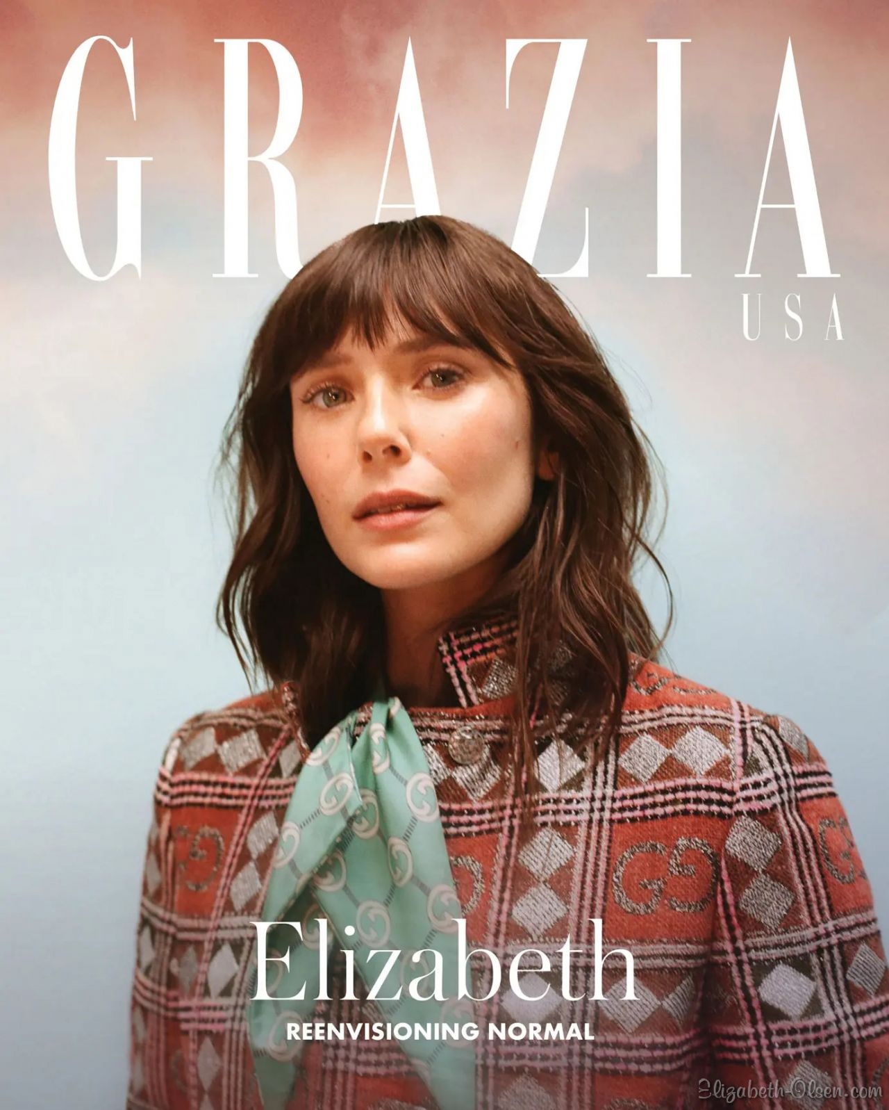 9sIphM9n0Sk - Элизабет Олсен (Elizabeth Olsen) в фотосессии для журнала Grazia (2021)