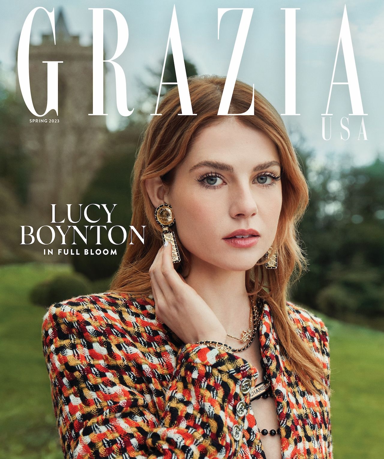 GP bPf2PJqI - Люси Бойнтон (Lucy Boynton) в фотосессии для журнала Grazia USA (2023)