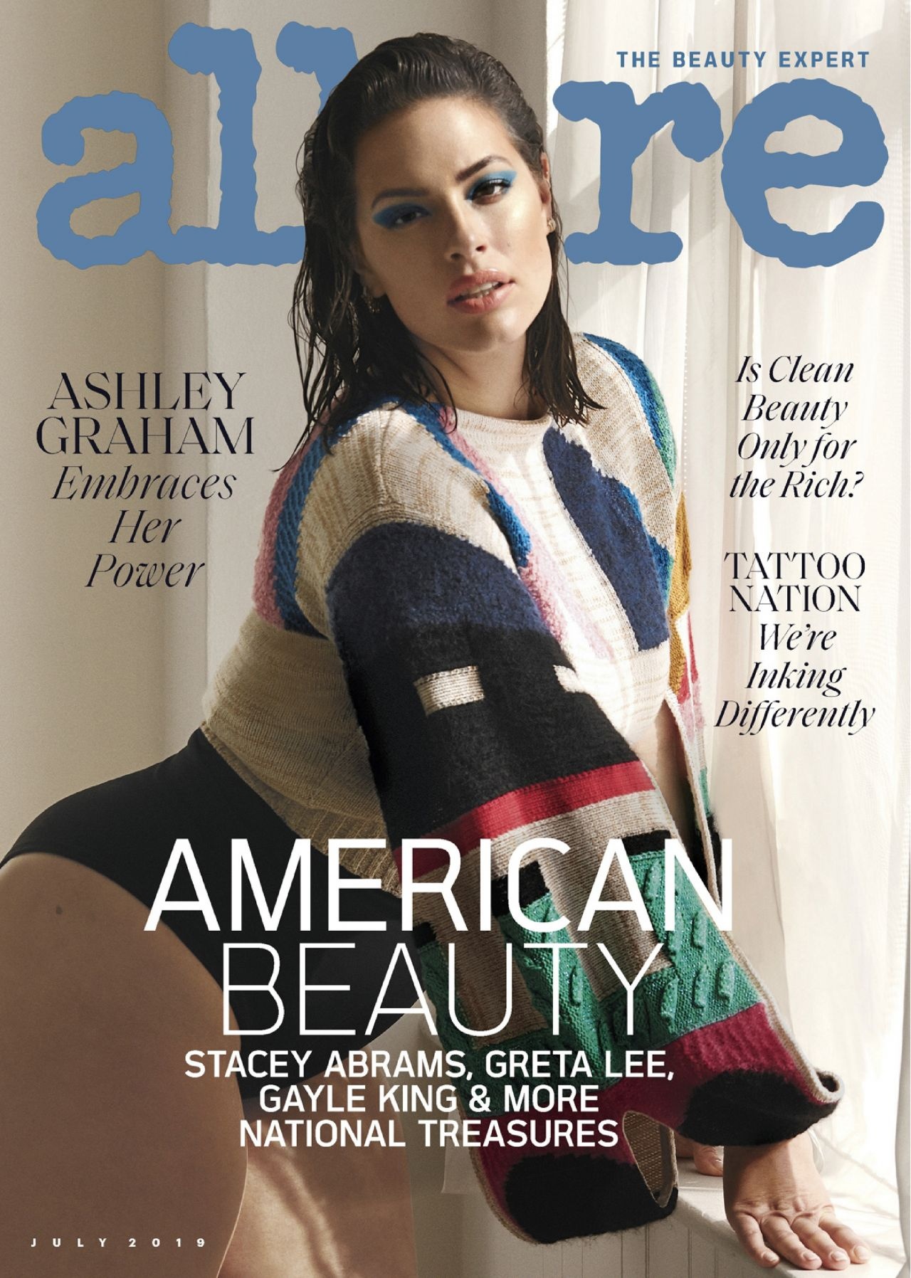 GpVhnH0g4RE - Эшли Грэм (Ashley Graham) в фотосессии для журнала Allure USA (2019)
